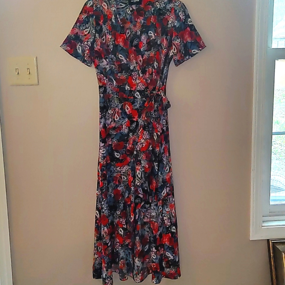 The Kooples Wrap Dress Size 0 Silk - Picture 4 of 13